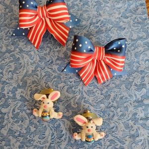 2 pair of cute earrings